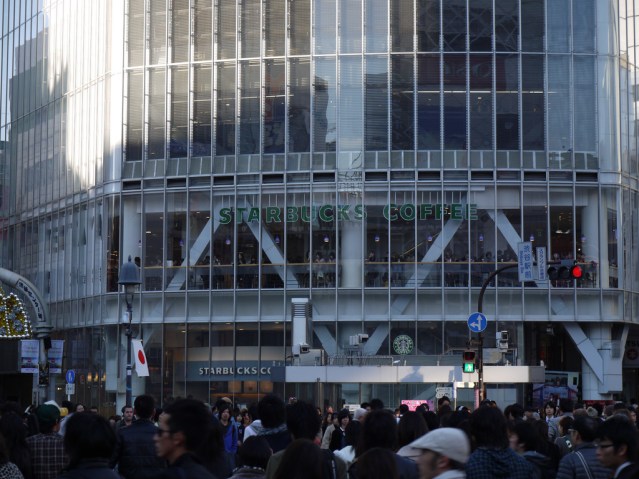 Starbucks at Shibuya Crossing
